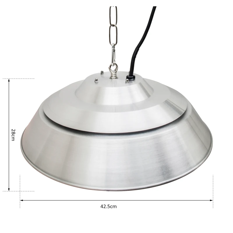 Outsunny Patio Heater Electric Ceiling Mounted Halogen 1500 Watt Hanging Indoor Outdoor Pull Switch 425mm