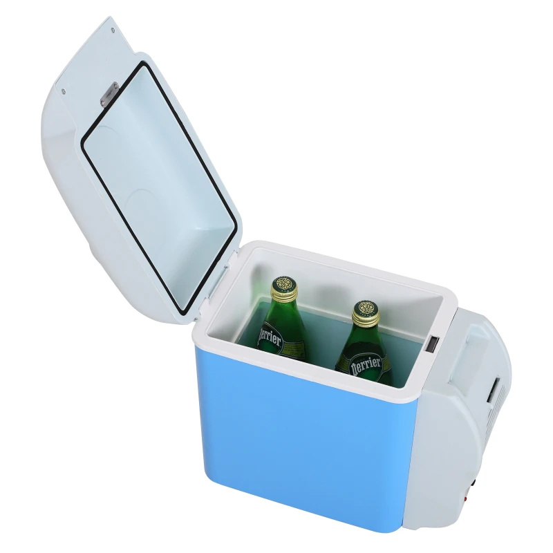 HOMCOM 7.5 Litre Mini Car Portable Electric Cooler Box Warmer Freezer Outdoor Camping Picnic Travel