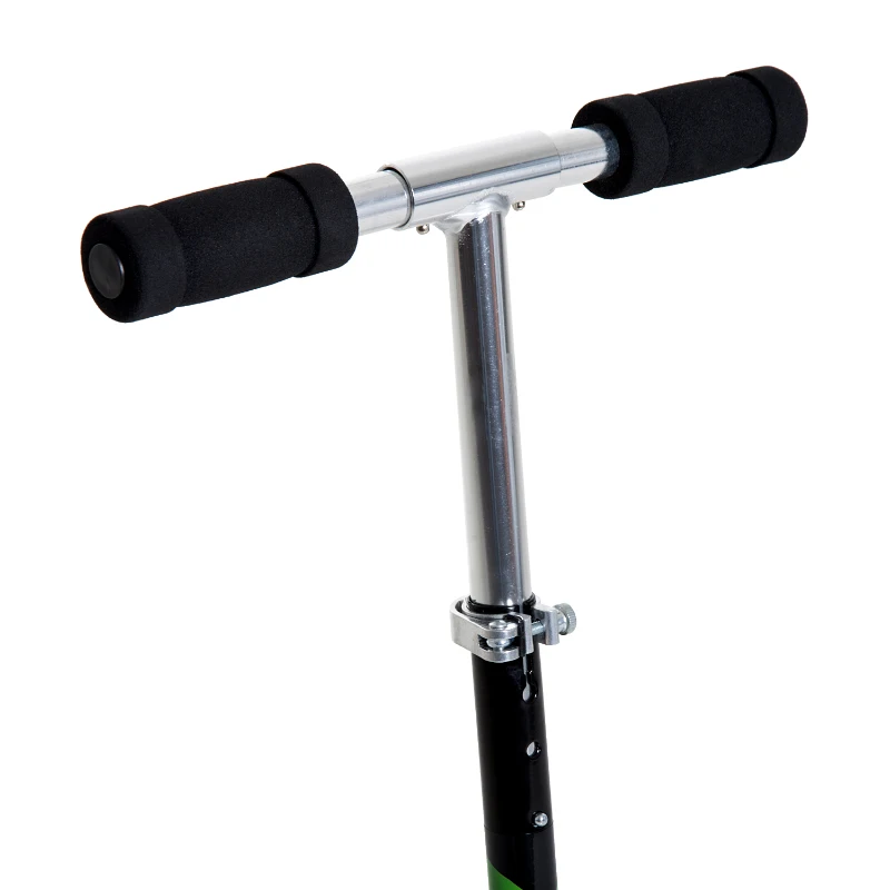 HOMCOM Aluminium Kids Kick Scooter Light Weight Folding Commuter for Teens Children for 5+ Years Old w/ Adjustable Handle - Green