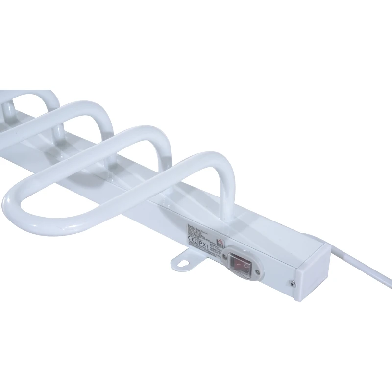 HOMCOM Electric Shoes Dryer, Wall-Mounted-White