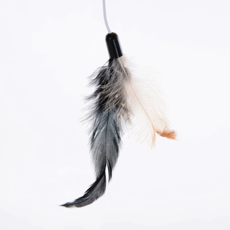 PawHut Cat Scratching Pad Board Mat Kitten Pet Play Toy Activity Center Scratcher Roller Perches Platform Grey