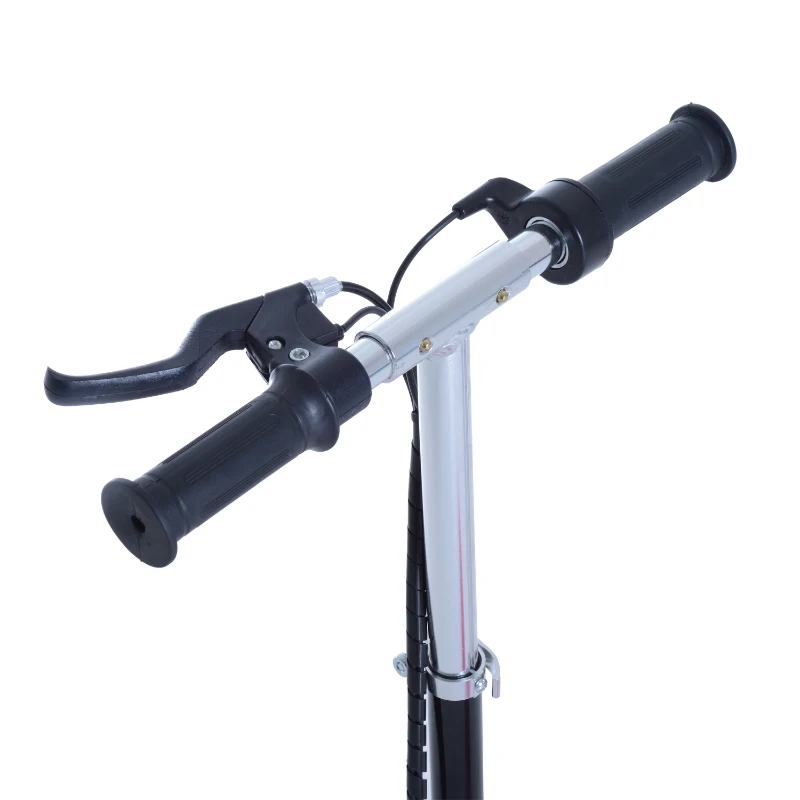 HOMCOM 120W Kids E Scooter Ride on Folding Electric Bike Children Sports Toy Height Adjustable w/2 12V Rechargeable Battery (Pink)