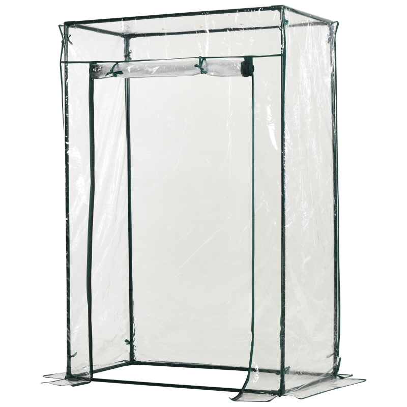 Outsunny PVC Mini Outdoor Greenhouse W/ Zipper Entrance, 1x0.5x1.5 m