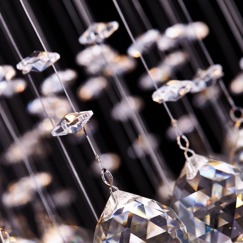 HOMCOM 6-Light Wall Mounted Modern Ceiling Pendant Chandelier Lamp