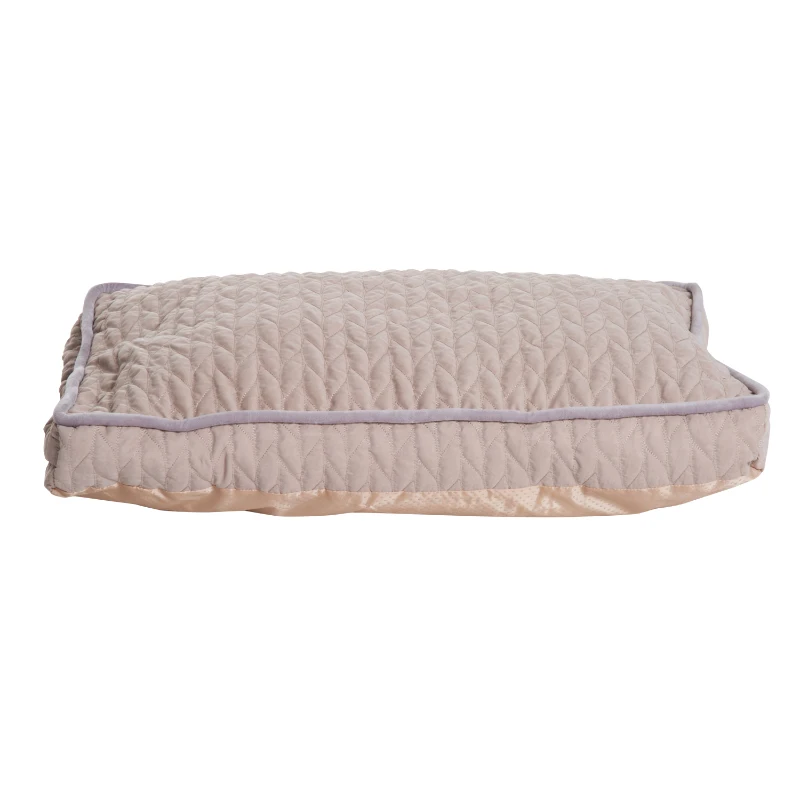 Pawhut Pet Bed Padded Sponge Mat for Dog Cat with Removable Washable Zipper Cover (Large)