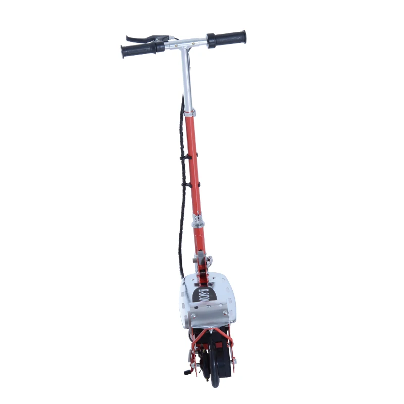 HOMCOM Electric Scooter, Adjustable, 120W-Red