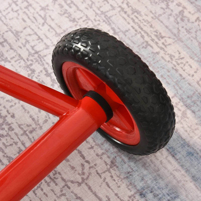 Qaba Kids 3-Wheel Plastic Pedal Tricycle Red