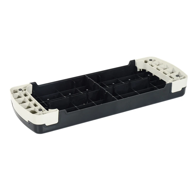 HOMCOM Plastic 3-Level Aerobic Stepper Training Block Black
