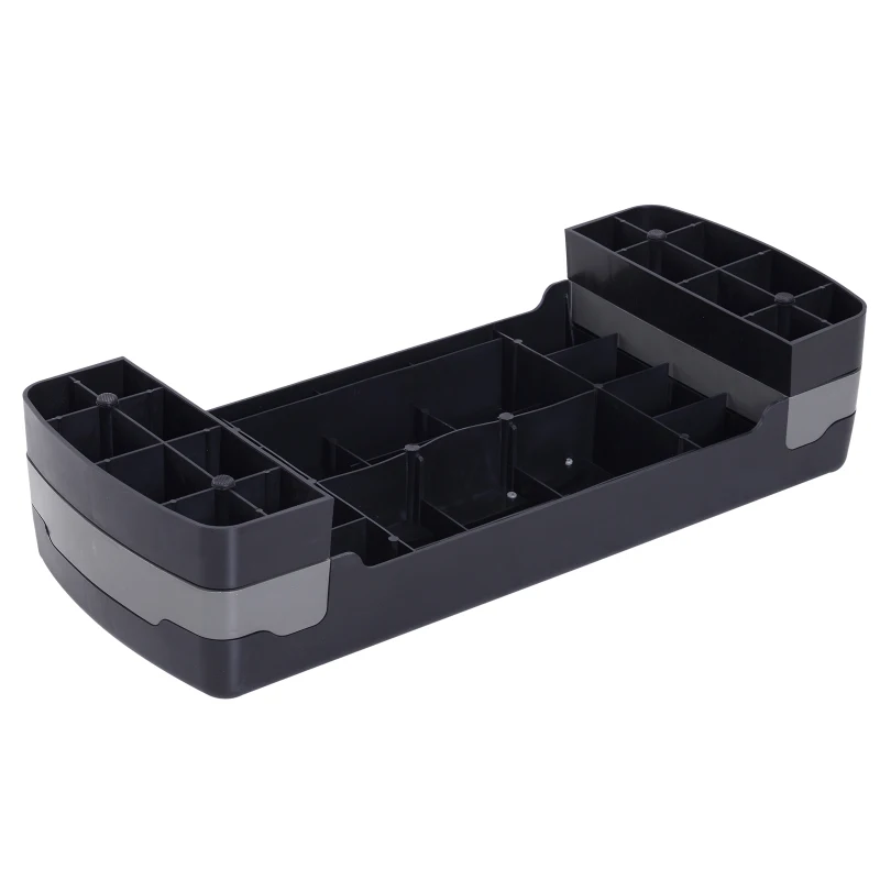 HOMCOM Adjustable Aerobic Stepper 10-15cm-Black/White