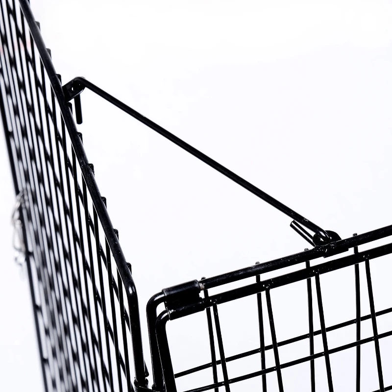 HOMCOM Extendable Fire Guard Screen, Freestanding Fire Screen Spark Guard, Folding Fireplace Cover, Wire Mesh, 81.5-160cm, Black