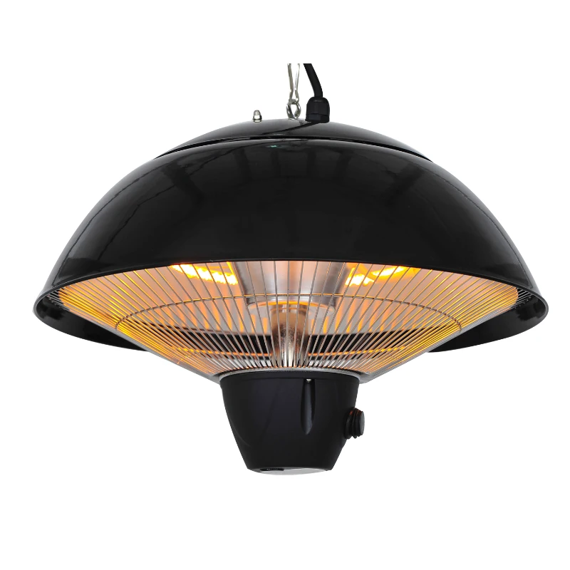 Outsunny Ceiling Mounted Electric  Patio Heater-Black