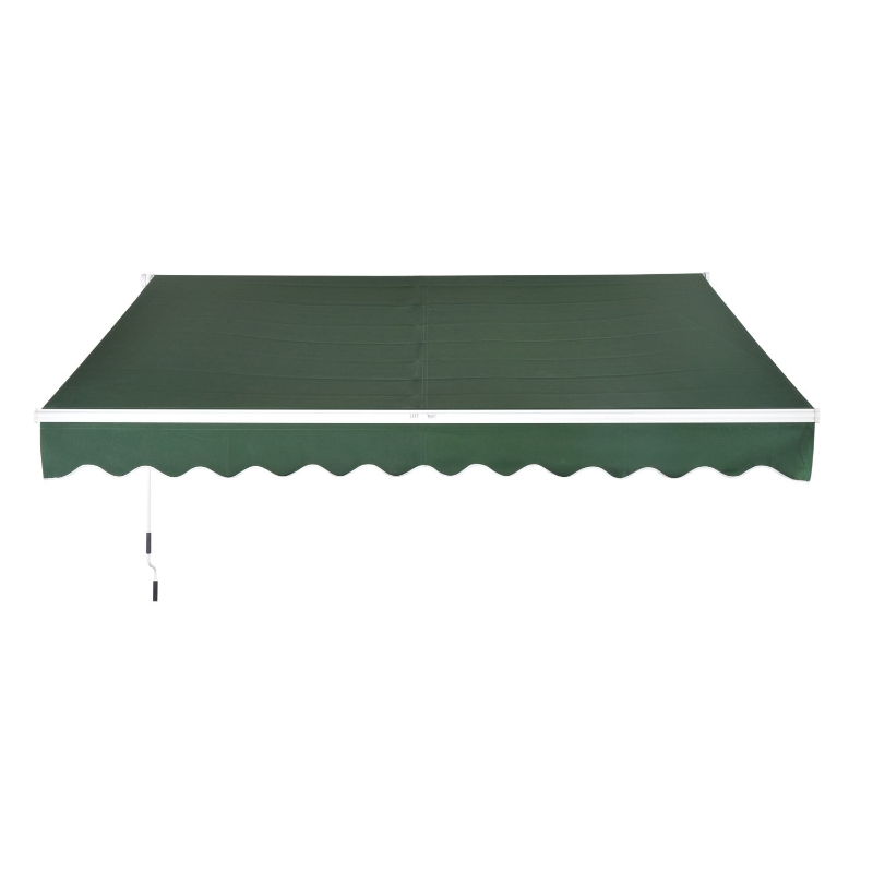 Outsunny Awning Canopy Shelter-Green