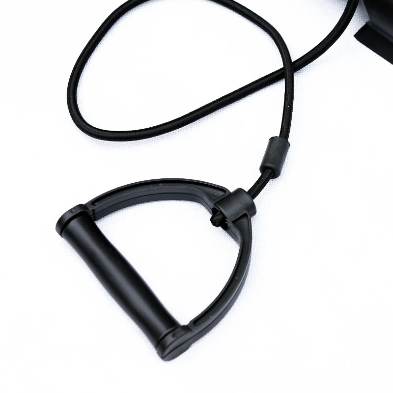 HOMCOM Mini Stepper W/Training Ropes-Black