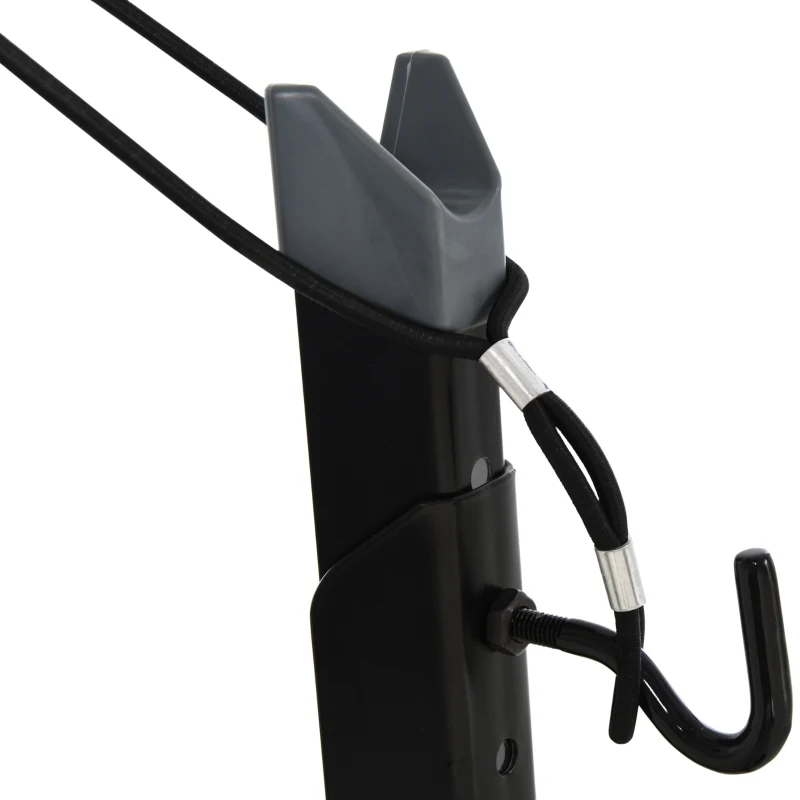 HOMCOM Metal Adjustable Bike Clamp Bike Repair Stand Black