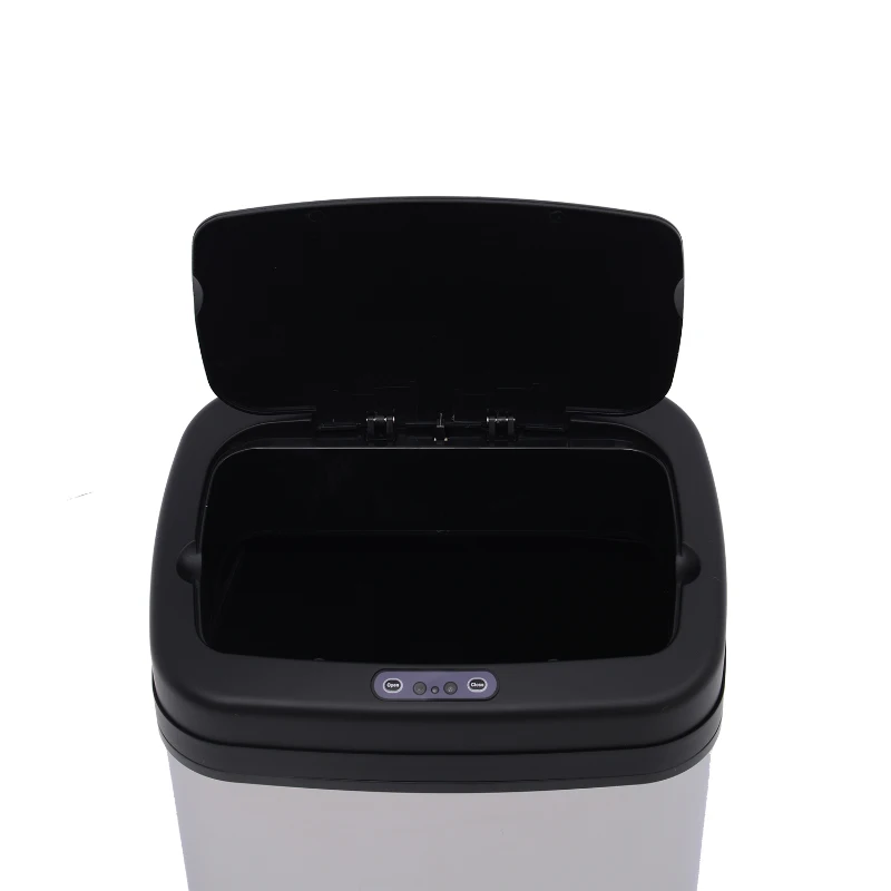 HOMCOM 15L LUXURY Automatic Sensor Dustbin Kitchen Waste Bin Rubbish Trashcan Auto Dustbin Stainless Steel with Bucket 33*25*37.5CM