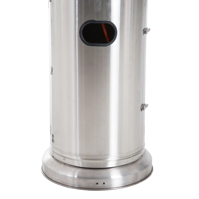 Outsunny 5-11 kw Freestanding Patio Gas Heater, 135cm Tall