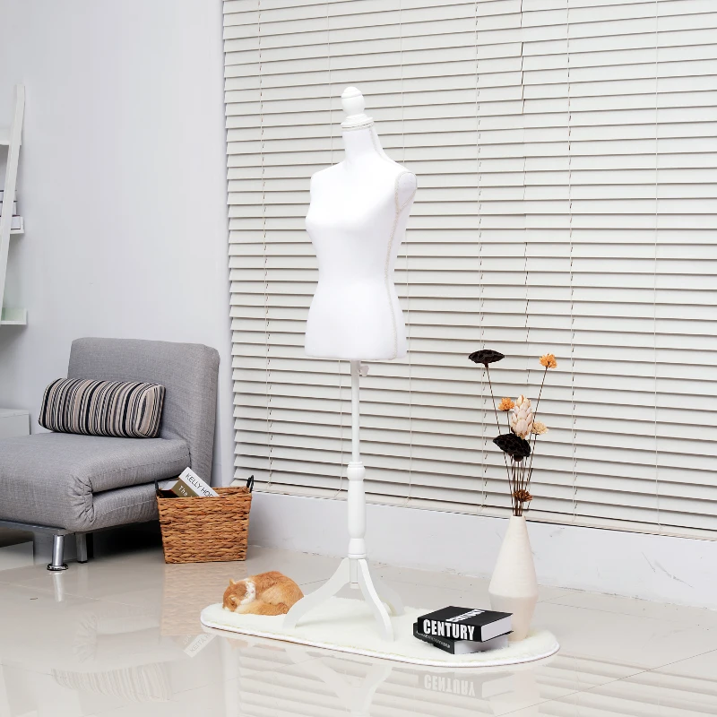 HOMCOM Female Mannequin Torso-White