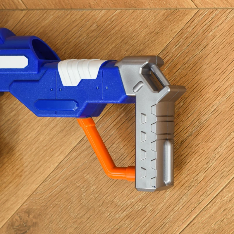 HOMCOM Toy Gun Automatic Foam Blaster Shooter with 20 Soft EVA Refill Darts Automatic Foam Blaster Gun Shooter Continuous Shot Magazine Shooting Target Board Shooting Game for Boys & Girls 8-12 Years