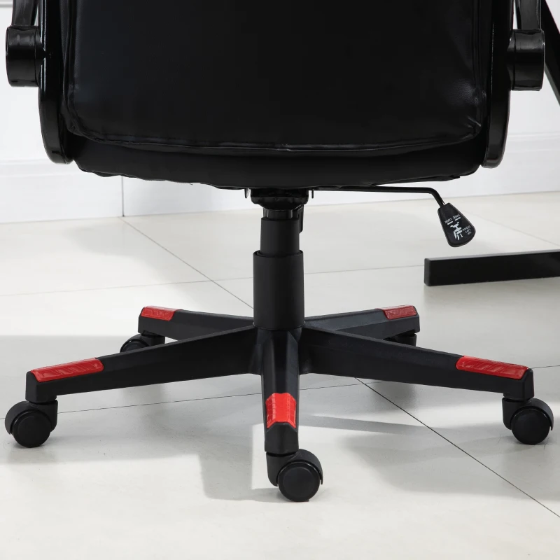 Vinsetto PU Leather Upholstered Racing Chair Red/Black