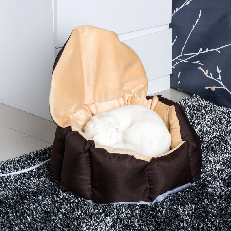 PawHut Pet Dog Heated Bed Electric Heating Beds Cat Kitten Warmer Heater Pad Sleeper Mat Safe