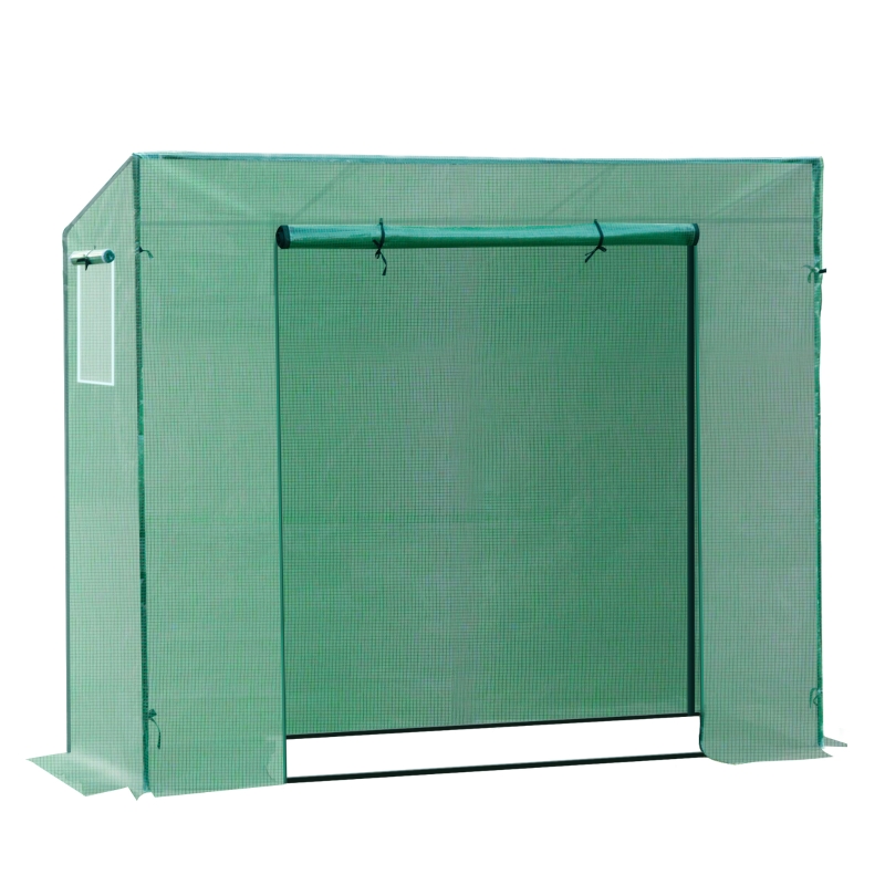Outsunny Garden Greenhouse W/Top Cover, 198Lx77Wx149-168H cm