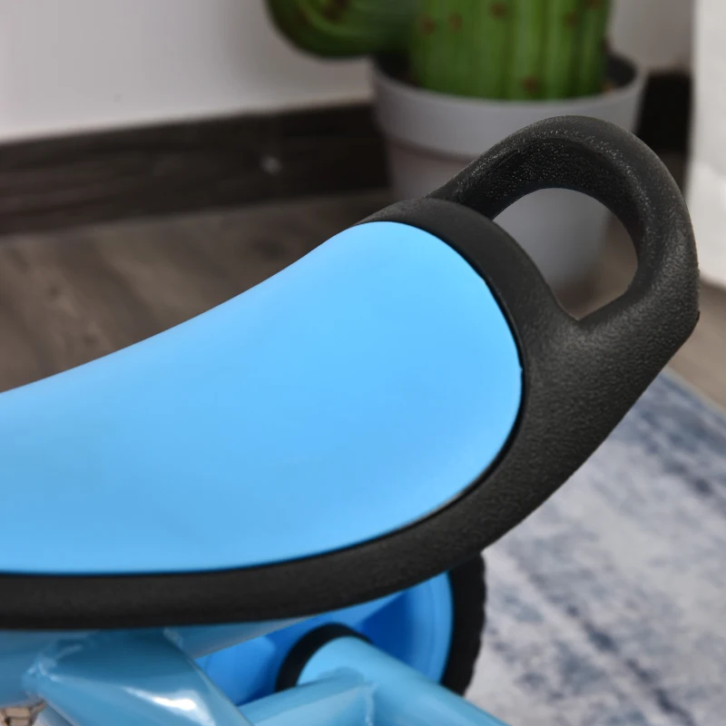 Qaba Kids 3-Wheel Plastic Pedal Tricycle Blue