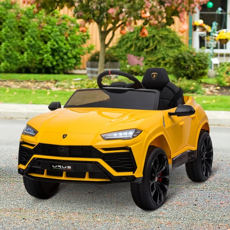 HOMCOM Kids Electric Ride On Car 12V Lamborghini Urus Car Toy w/ Remote Control