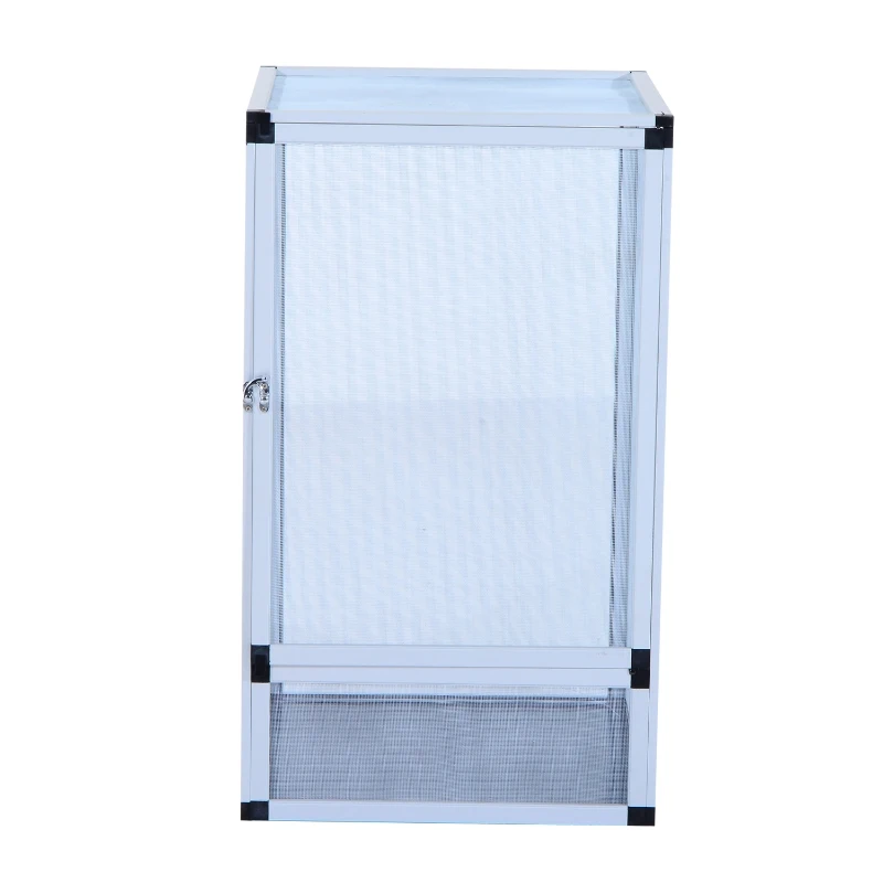 PawHut Reptile Tank Cage Aluminum Vivarium Waterproof Pet Breeder Breeding Snake Lizard Turtle Spider Tall Enclosure (Large Size)