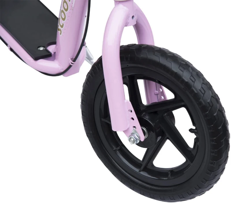 HOMCOM 12" Tyres Teen Push Stunt Bicycle Ride On Scooter-Pink