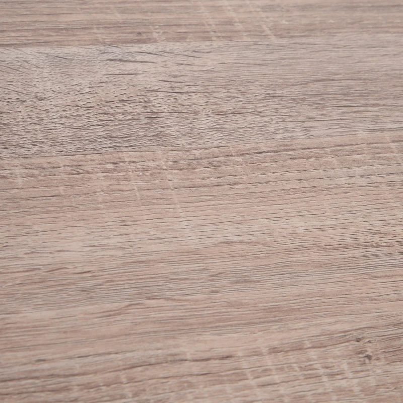 HOMCOM Coffee Table Sleek Rectangle Indoor Storage Living Room Wood Grain