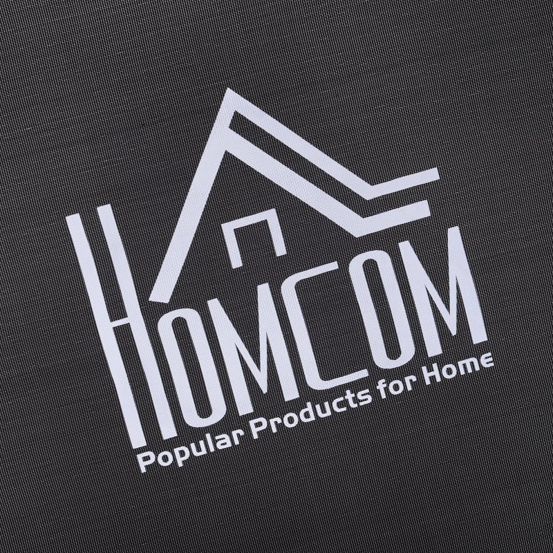 HOMCOM 5FT / 61 Inch Kids Mini Trampoline Exercise Rebounder with Safety Enclosure Net Bungee Design  Six Legs Capacity to 60kg Pink