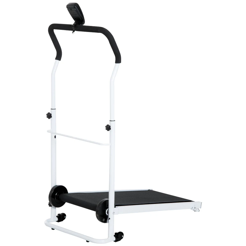 HOMCOM Foldable Treadmill W/LCD Screen-Black