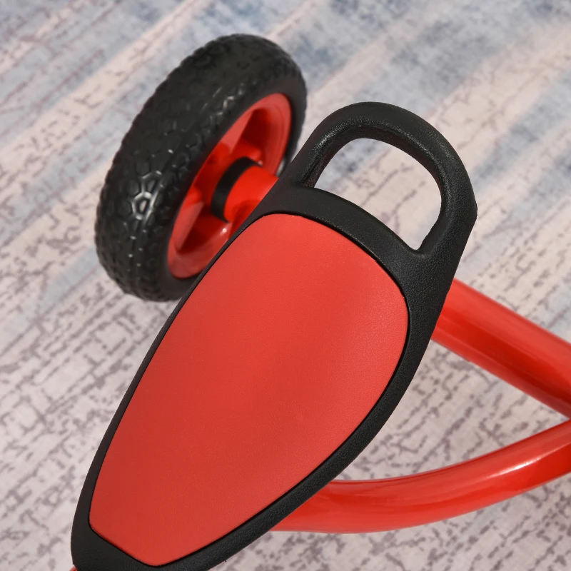 Qaba Kids 3-Wheel Plastic Pedal Tricycle Red