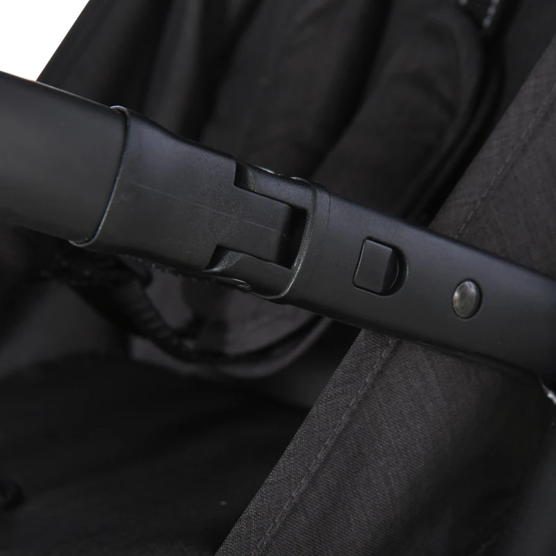 HOMCOM Lightweight Baby Stroller Pushchair Buggy Adjustable Reclinable Back Aluminum Frame, Five Point Harness, One Hand Foldable, Storage Basket, Suspension Wheels For 0 - 36 months