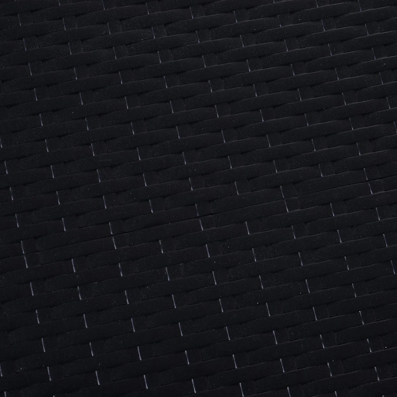 Outsunny 4FT HDPE Folding Picnic Table Portable Dining Camping Party Field Kitchen BBQ Table Garden Outdoor - Brown 120L x 60W x 74H cm