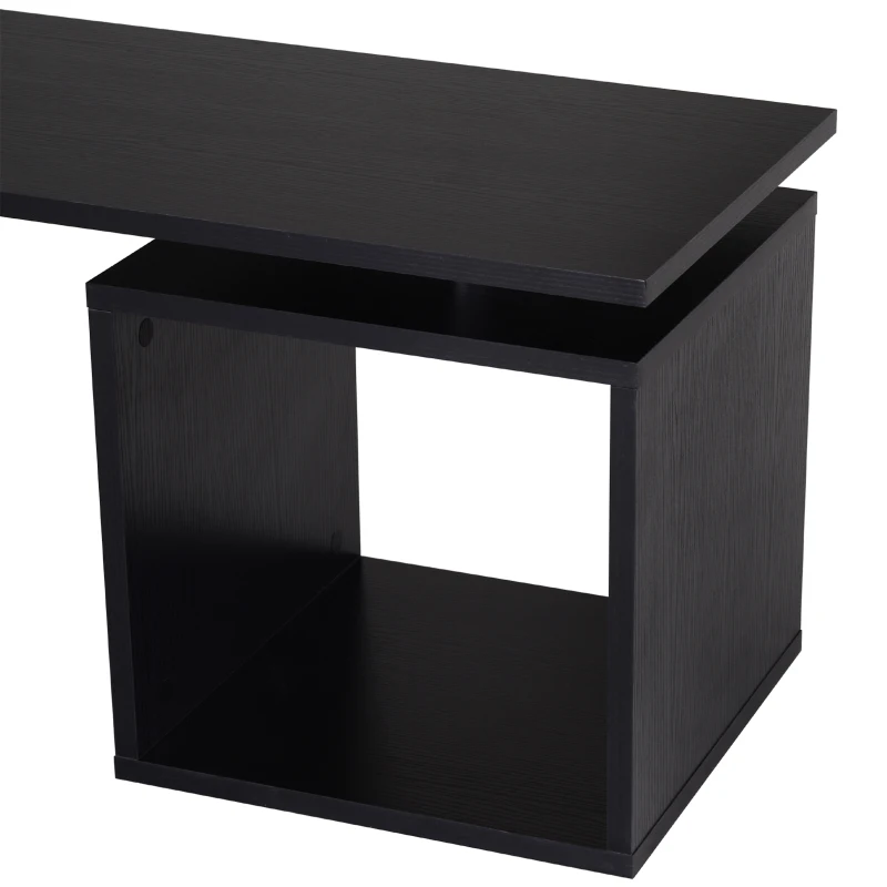 HOMCOM 77L x 40W x 44H cm Side Table-Black