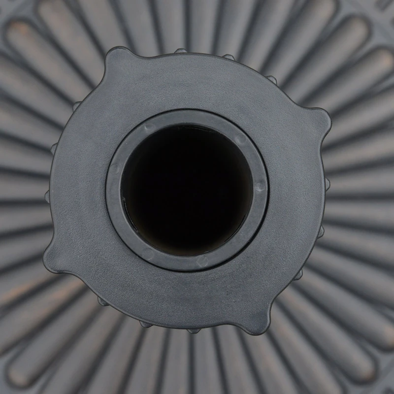 Outsunny Garden 19kg Round Umbrella Base Backyard Parasol Weight Stand Holder Patio Outdoor Bronze Heavy Duty Patterned