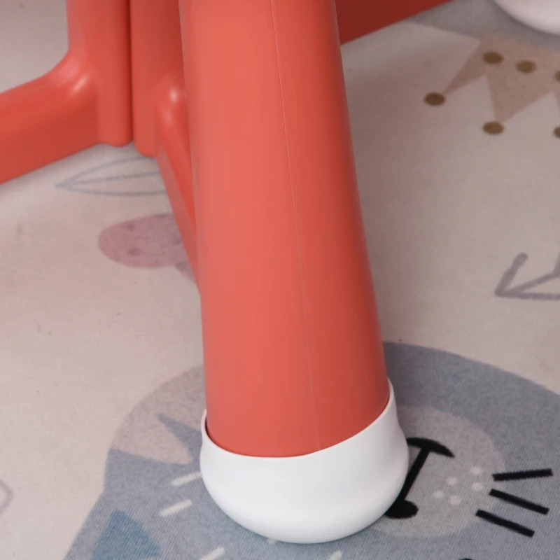 HOMCOM Toddlers Eraser Board HDPE Table & Chairs Set