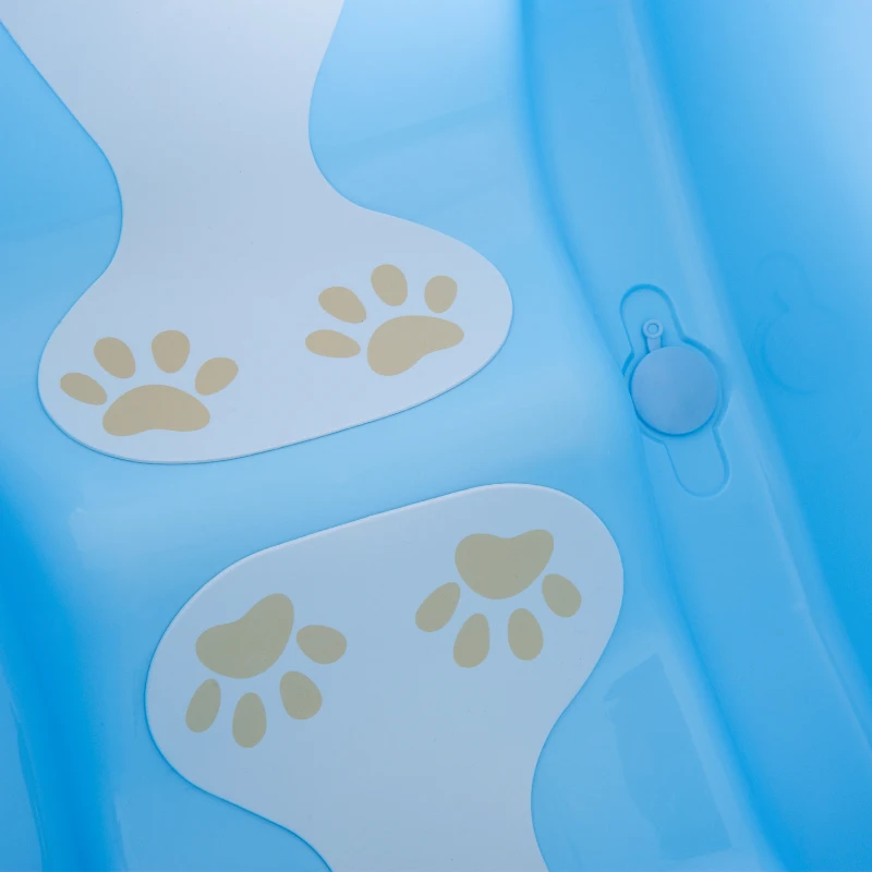 HOMCOM Baby Bath Tub, 88Lx49Wx28H cm-Blue