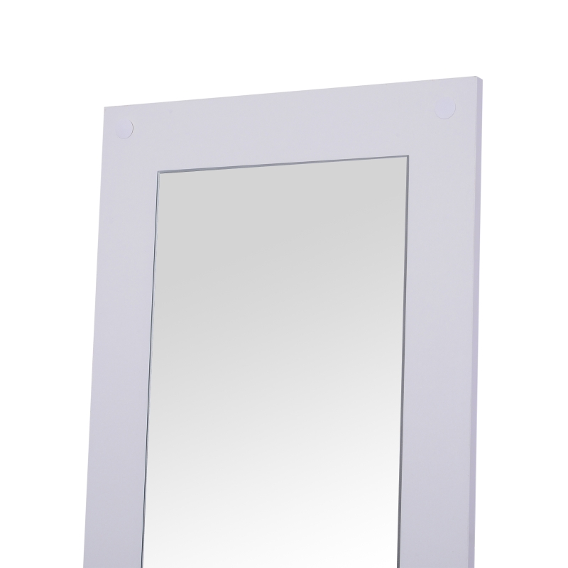HOMCOM 3-IN-1 Hallway Set W/Mirror-White