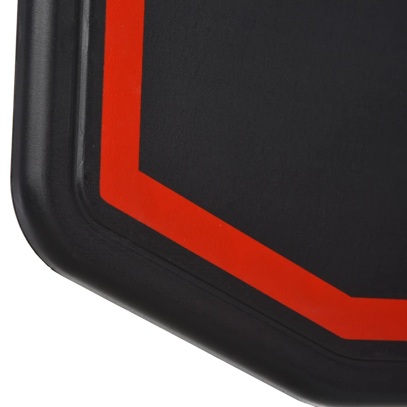 HOMCOM Basketball Hoop Backboard and Red Rim Combo Kit w/ PE Net for Teenagers and Adults Door Wall Room