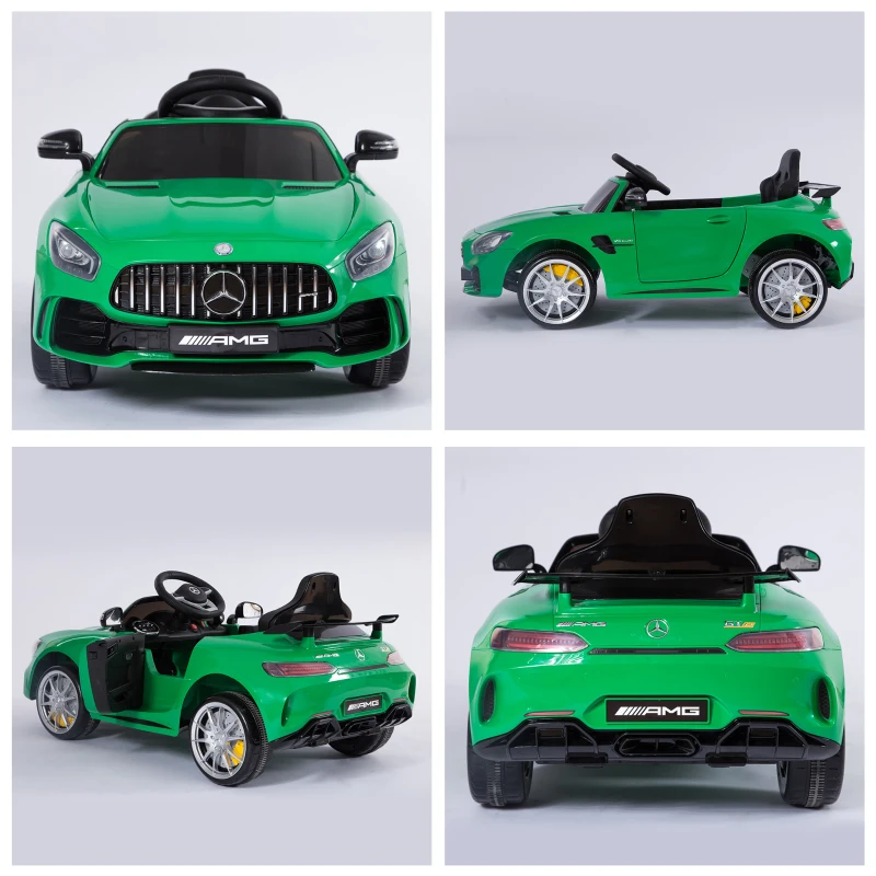 HOMCOM Benz GTR 12V Kids Electric Ride On Car Toy w/ Remote Control MP3