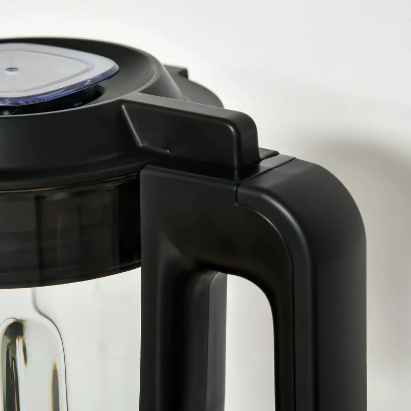 HOMCOM Blender Smoothie Maker, 900W Countertop Blender with 5 Speed Setting, Pulse Function, 1.5L Mix Cup, Portable Cup and Grinder for Ice, Fruit, Vegetable and Nut