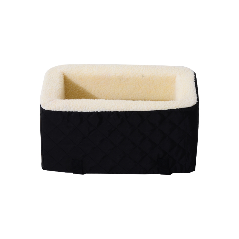 PawHut Pet Soft Safety Car Seat Carrier, (38 x 24 x 18 cm)-Black