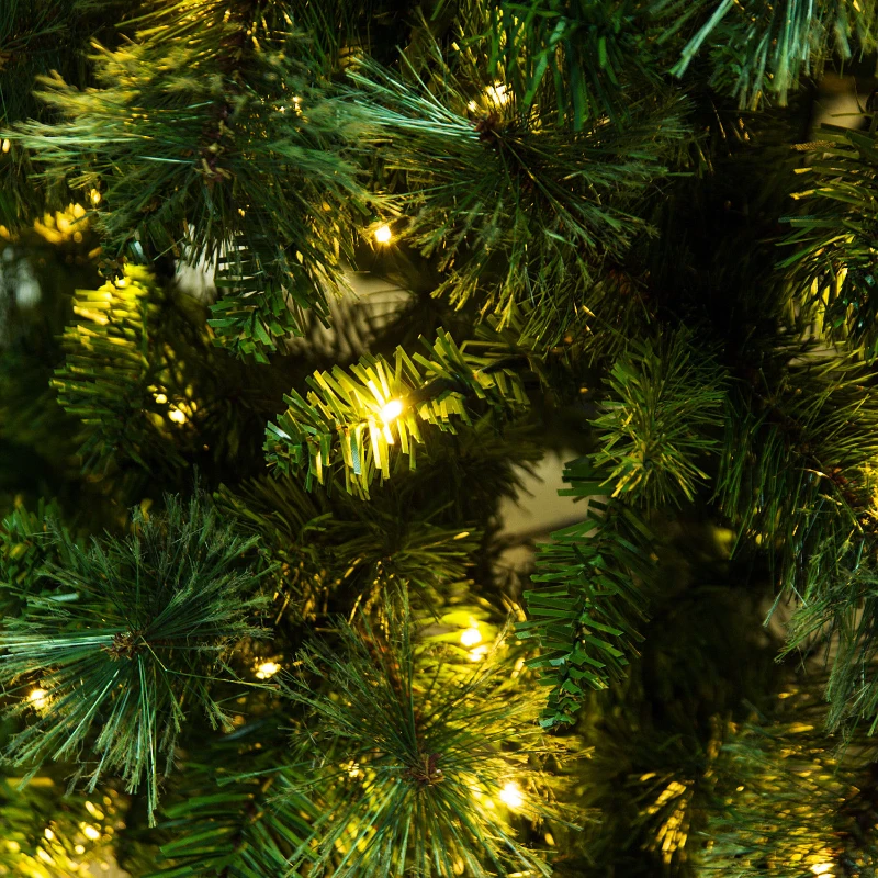 HOMCOM 5FT Christmas Tree, 100 LED Lights