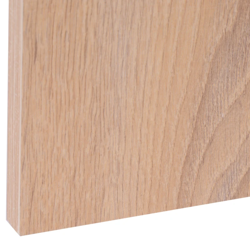 HOMCOM Computer Desk Combo Unit W/2 Drawers and 5 Cubes, 153Lx60Wx148H cm-Oak/White Colour