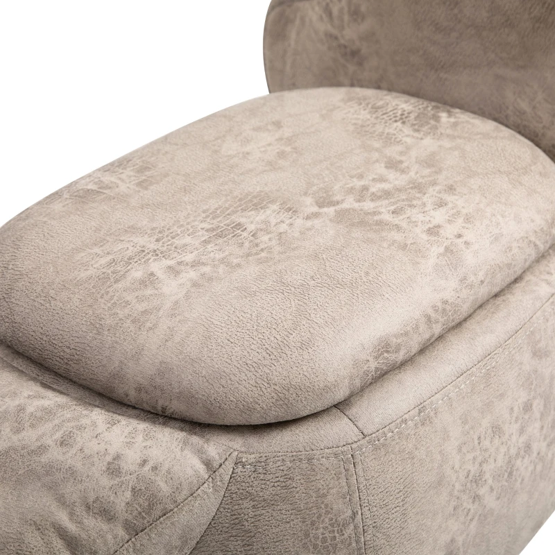 HOMCOM Upholstered Animal Storage Ottoman Footrest Stool with Vivid Adorable Dinosaur