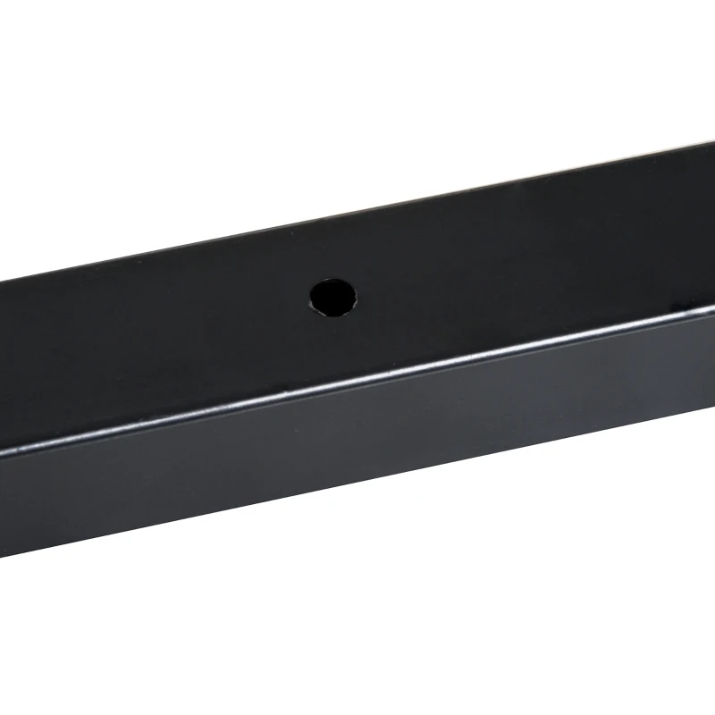 HOMCOM Bike Stand Parking Rack Floor or Wall Mount Bicycle Cycle Storage Locking Stand 76L x 33W x 27H (3 Racks, Black)