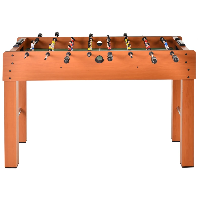 HOMCOM 4FT Football Foosball  Play Table Kids Family Soccer Ball with Legs Home Sports Fun Pub Indoor Gaming