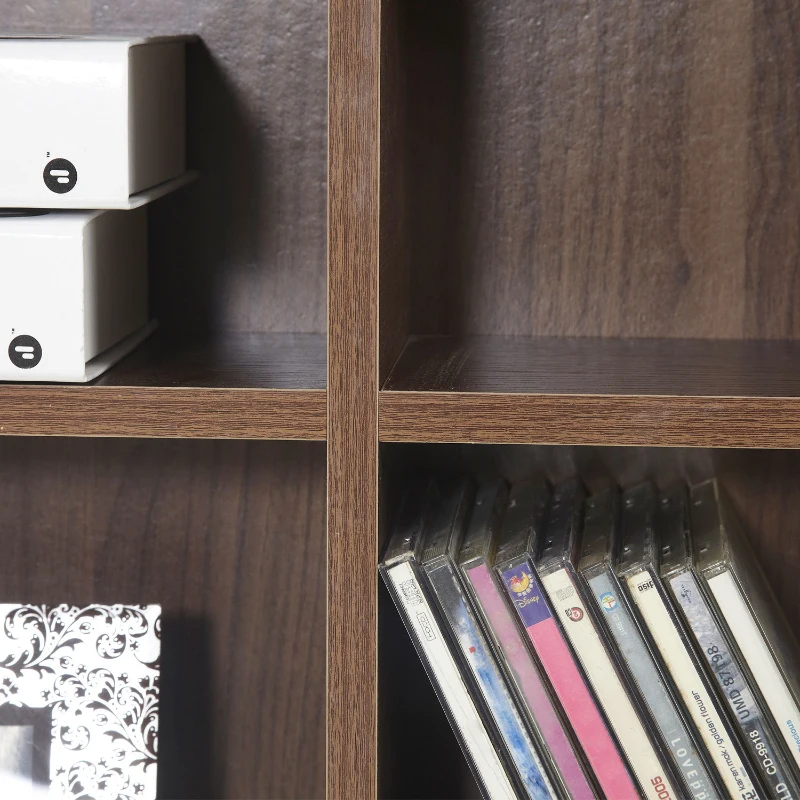 HOMCOM 33 Adjustable Compartment Storage Unit - Brown